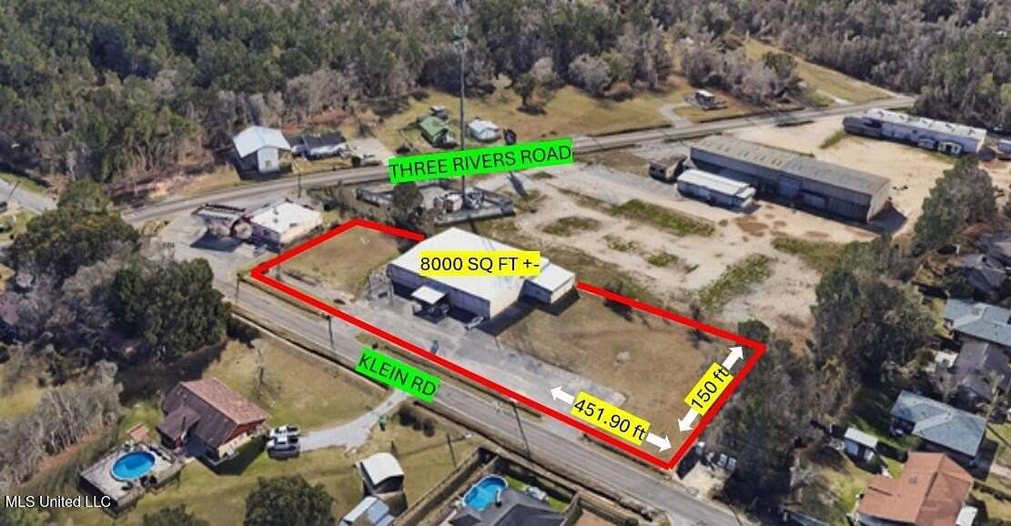 1.56 Acres of Improved Commercial Land for Sale in Gulfport, Mississippi