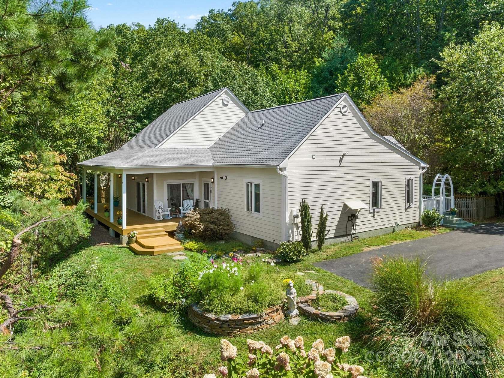 9.23 Acres of Residential Land with Home for Sale in Fairview, North Carolina