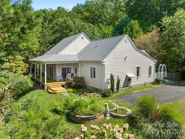 9.23 Acres of Residential Land with Home for Sale in Fairview, North Carolina