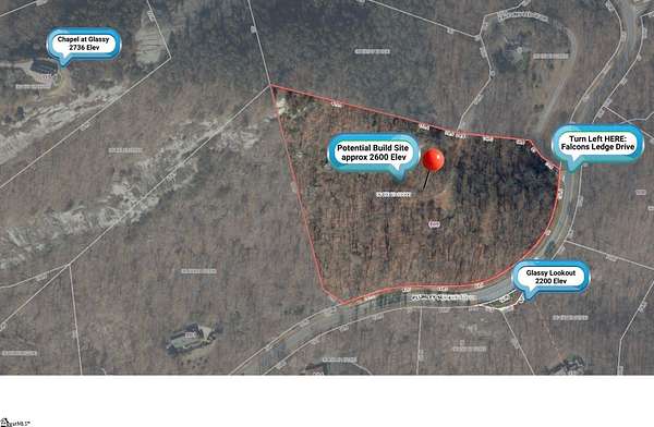 8.5 Acres of Residential Land for Sale in Landrum, South Carolina