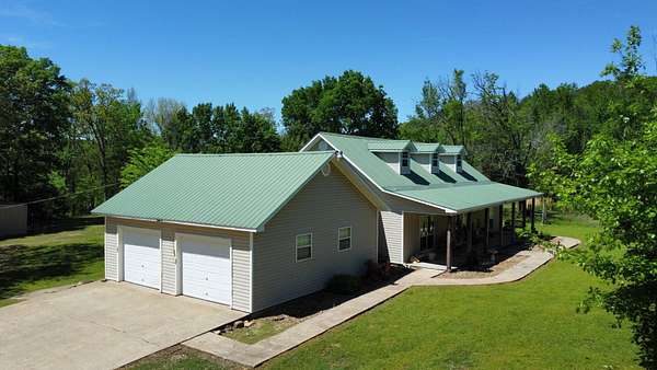 5 Acres of Residential Land with Home for Sale in Ozark, Arkansas