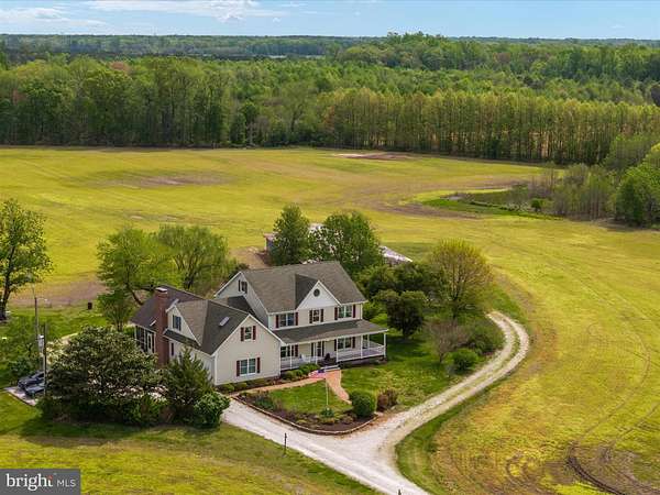 99.8 Acres of Land with Home for Sale in Greensboro, Maryland