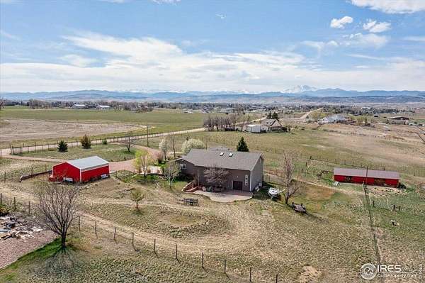 11 Acres of Land with Home for Sale in Berthoud, Colorado