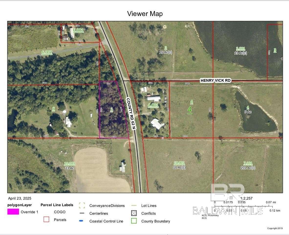 1 Acre of Residential Land for Sale in Robertsdale, Alabama