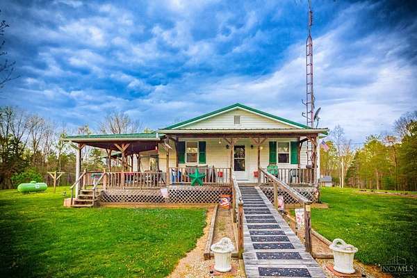 9.25 Acres of Residential Land with Home for Sale in West Union, Ohio