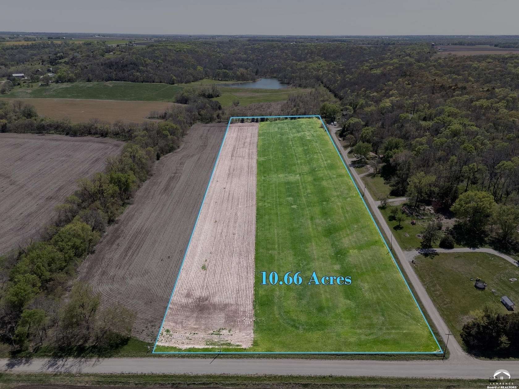 10.1 Acres of Land for Sale in Baldwin City, Kansas