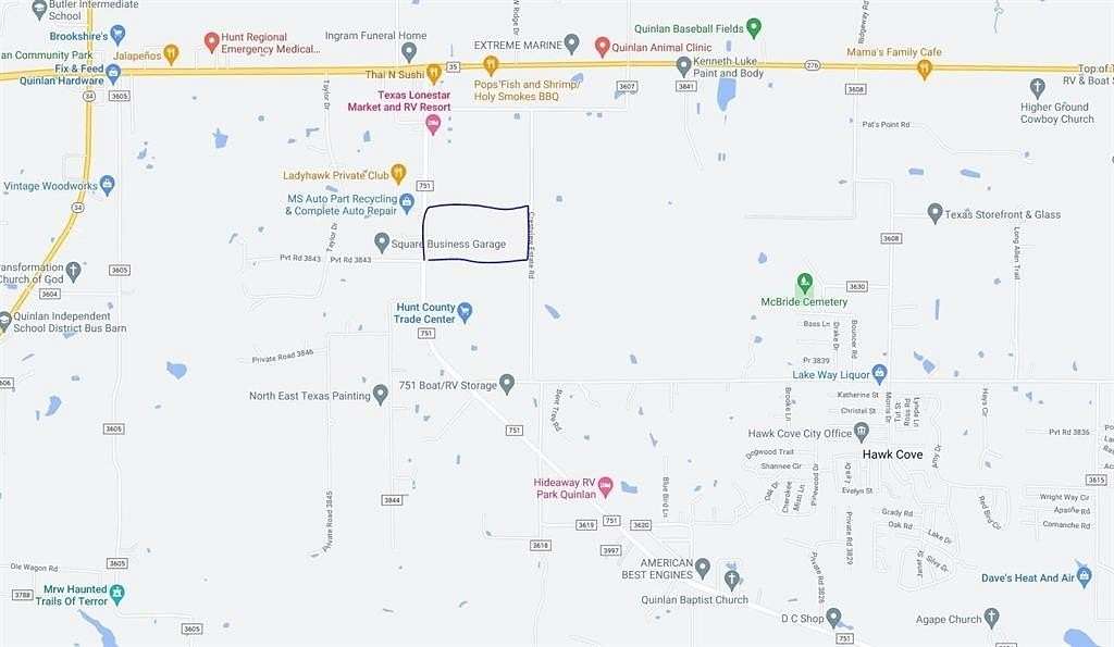 18.3 Acres of Land for Sale in Quinlan, Texas