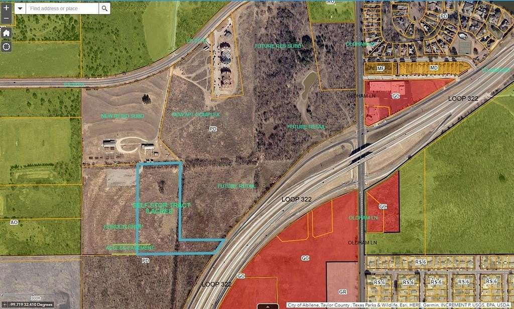 8 Acres of Residential Land for Sale in Abilene, Texas