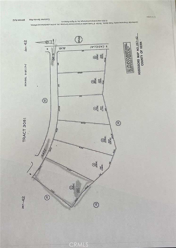 2 Acres of Residential Land for Sale in California City, California