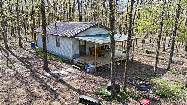 20 Acres of Recreational Land with Home for Sale in Jerusalem, Arkansas