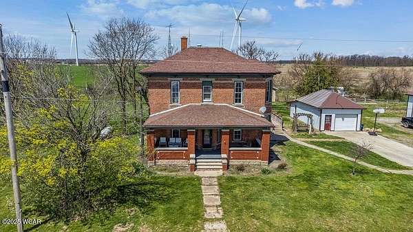 2.28 Acres of Residential Land with Home for Sale in Belle Center, Ohio