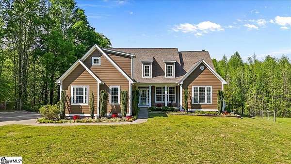 9.1 Acres of Residential Land with Home for Sale in Travelers Rest, South Carolina