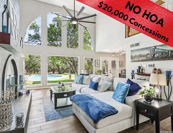 2 Acres of Residential Land with Home for Sale in Helotes, Texas