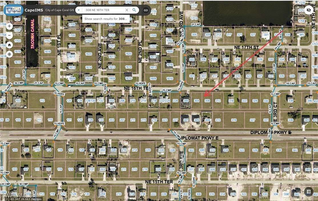 0.23 Acres of Residential Land for Sale in Cape Coral, Florida