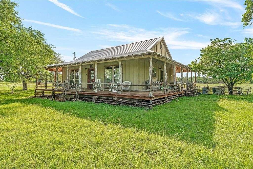 5 Acres of Land with Home for Sale in Meridian, Texas