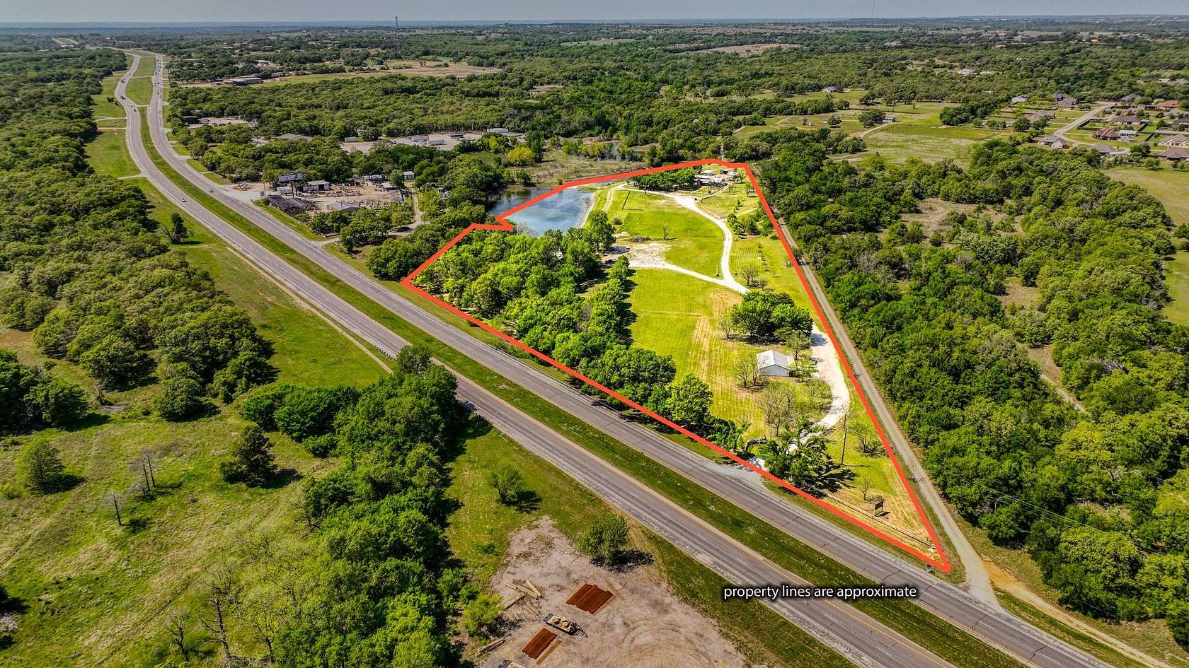 16 Acres of Improved Commercial Land for Sale in Weatherford, Texas