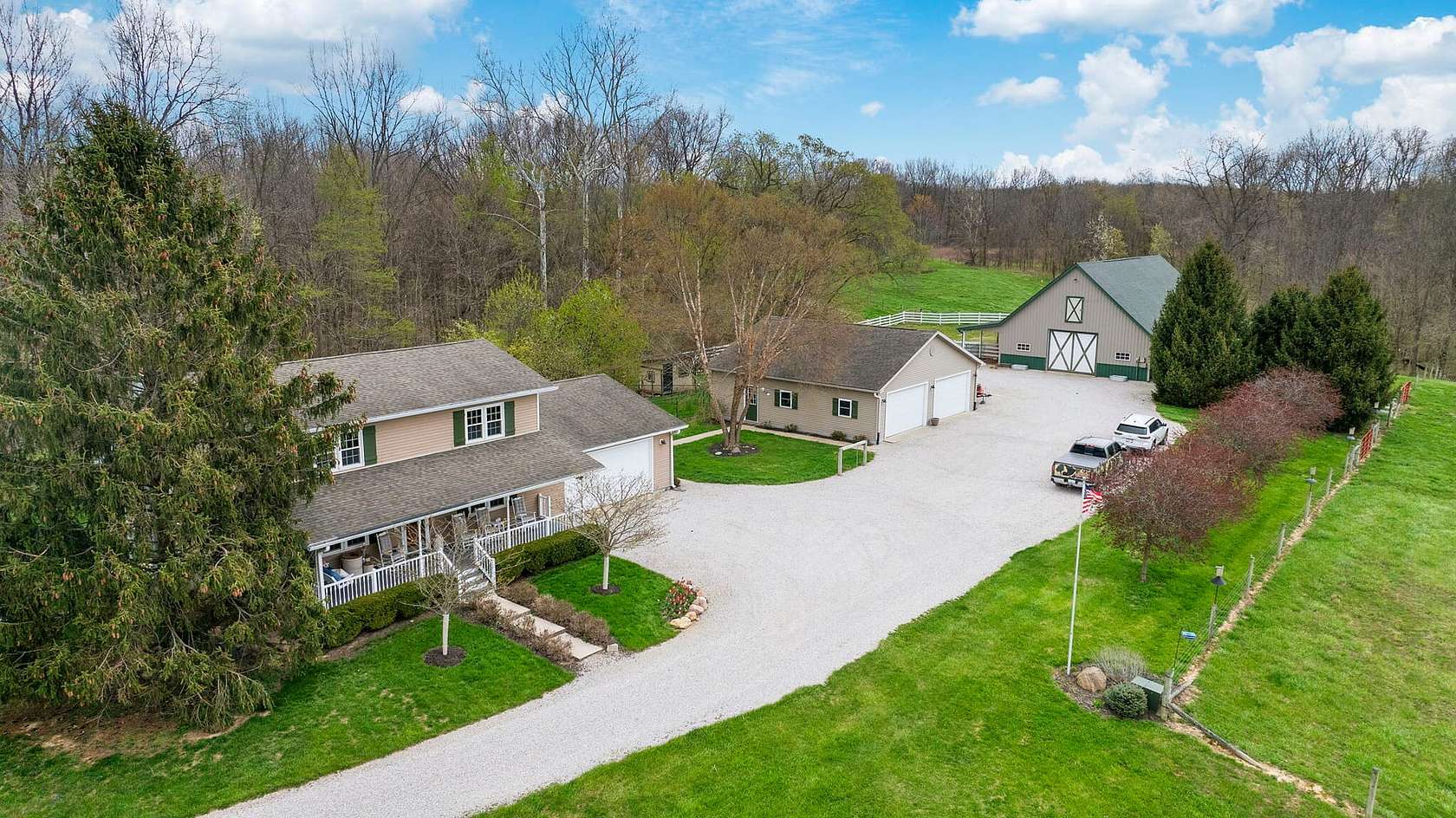 128 Acres of Recreational Land with Home for Sale in Rockville, Indiana