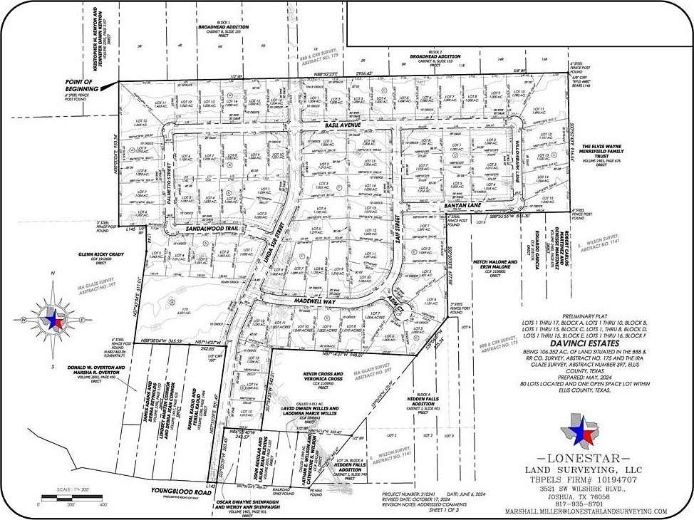 106 Acres of Land for Sale in Waxahachie, Texas