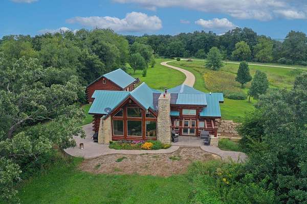 40.1 Acres of Land with Home for Sale in Stockton, Illinois