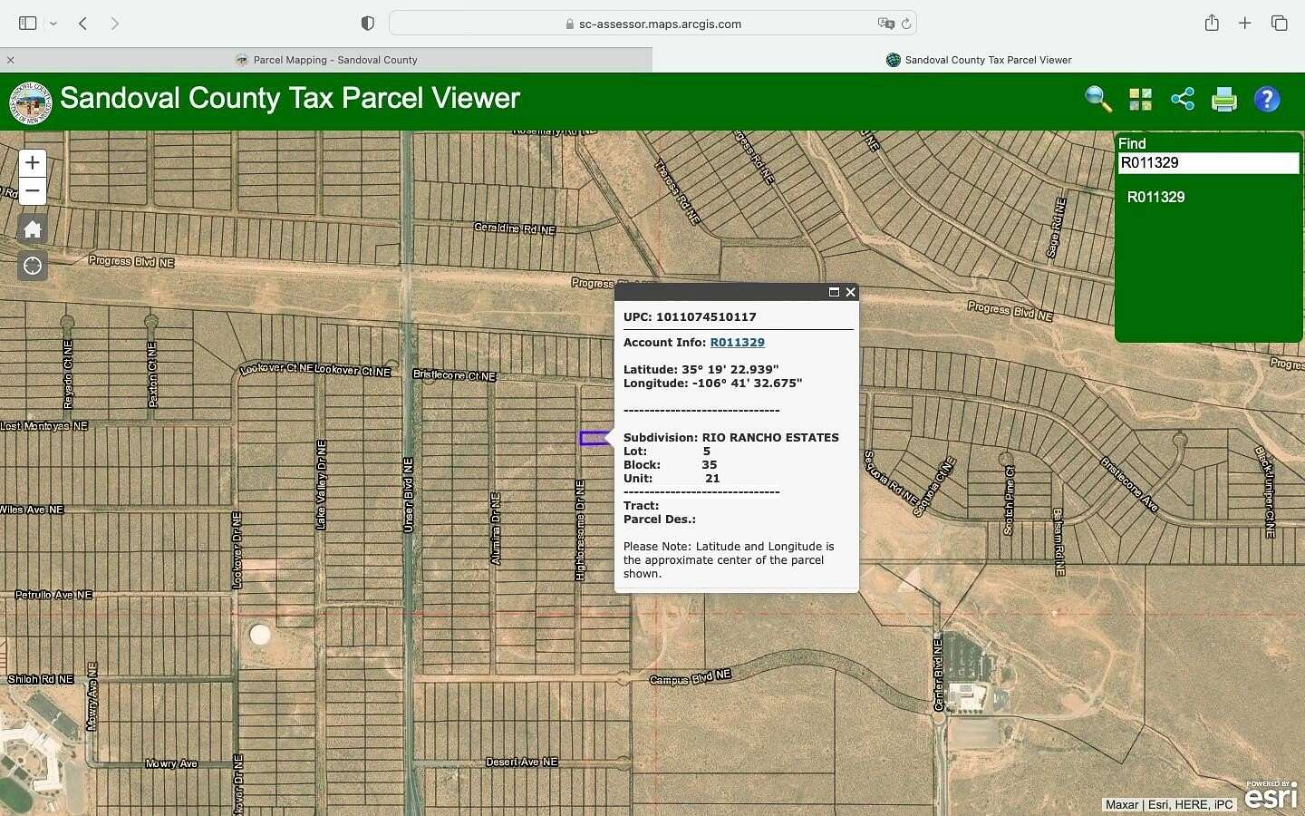 0.5 Acres of Land for Sale in Rio Rancho, New Mexico