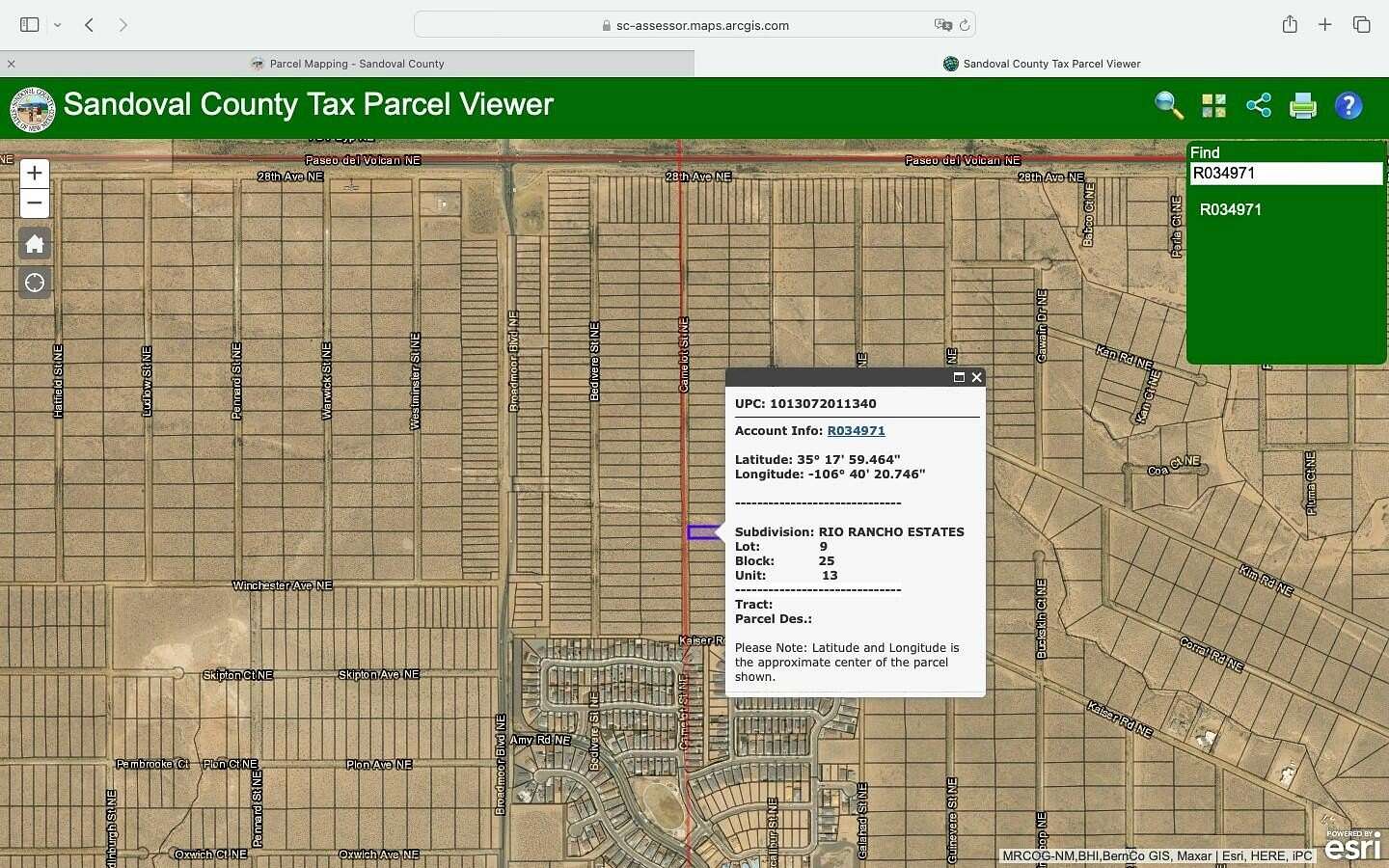 0.5 Acres of Residential Land for Sale in Rio Rancho, New Mexico