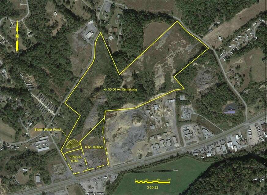 53.4 Acres of Mixed-Use Land for Sale in Kingsport, Tennessee