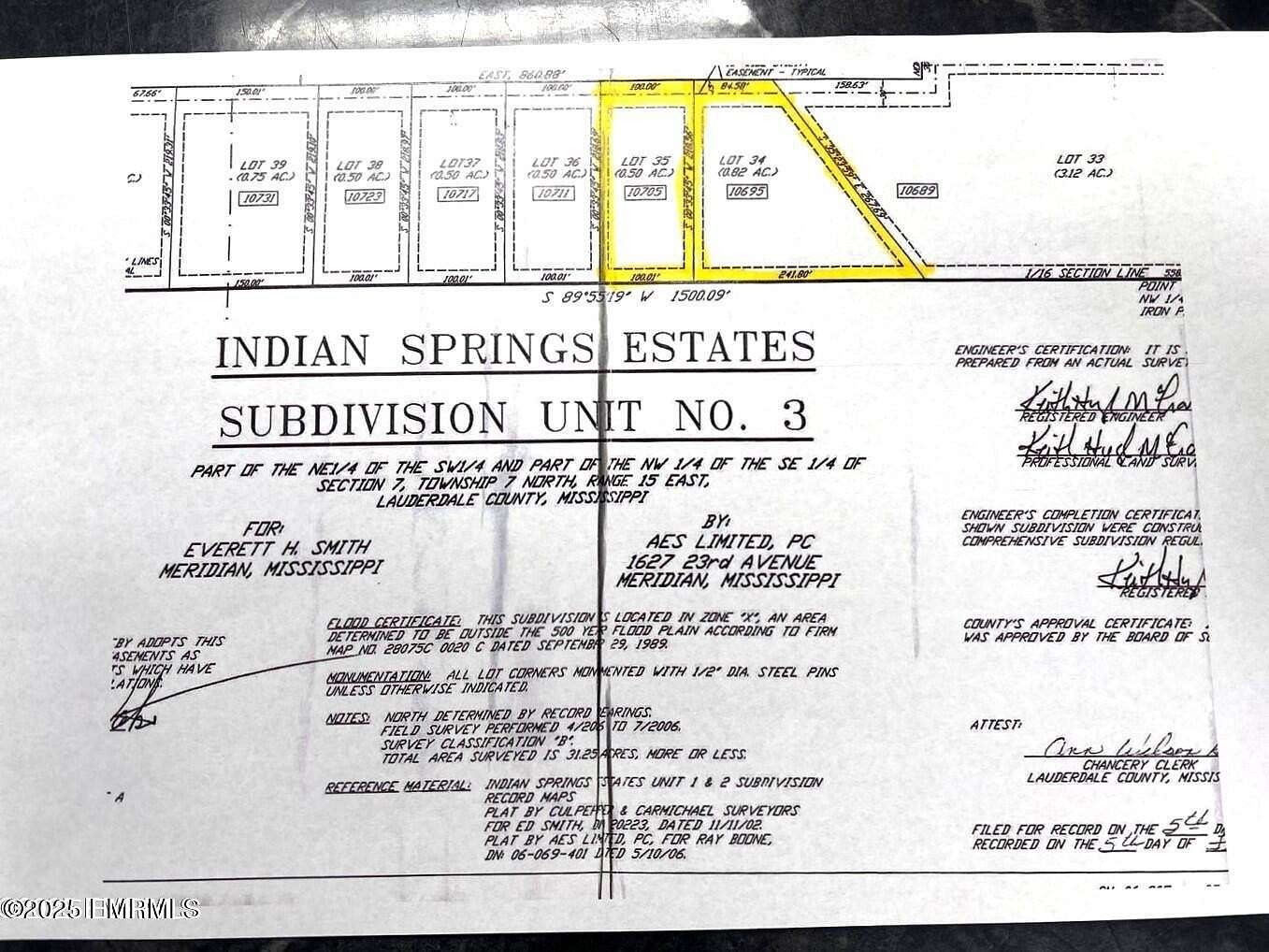 Residential Land for Sale in Collinsville, Mississippi