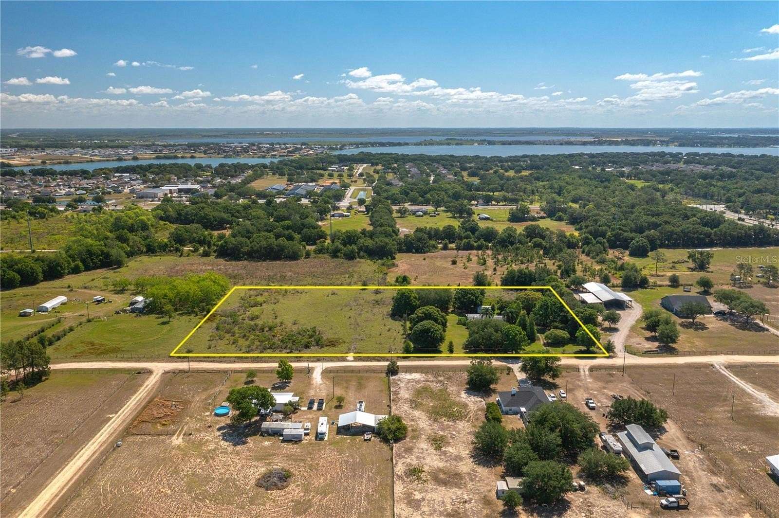 6.23 Acres of Land with Home for Sale in Auburndale, Florida