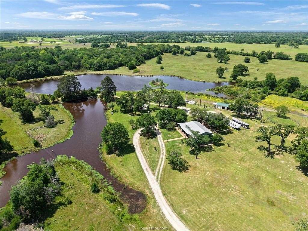 102 Acres of Land with Home for Sale in Normangee, Texas