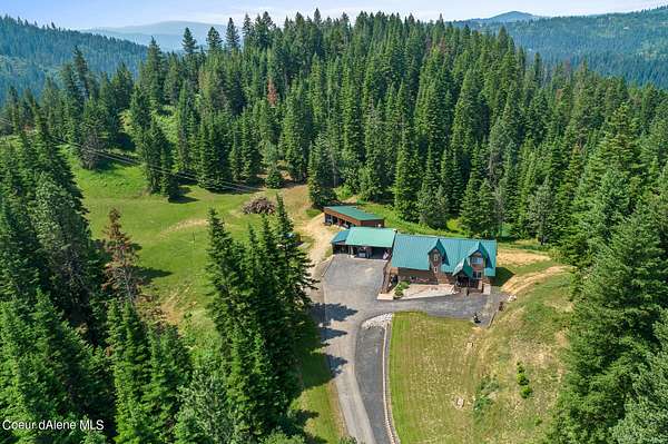 58.5 Acres of Recreational Land with Home for Sale in Coeur d'Alene, Idaho