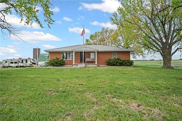 23.9 Acres of Agricultural Land with Home for Sale in Effingham, Kansas