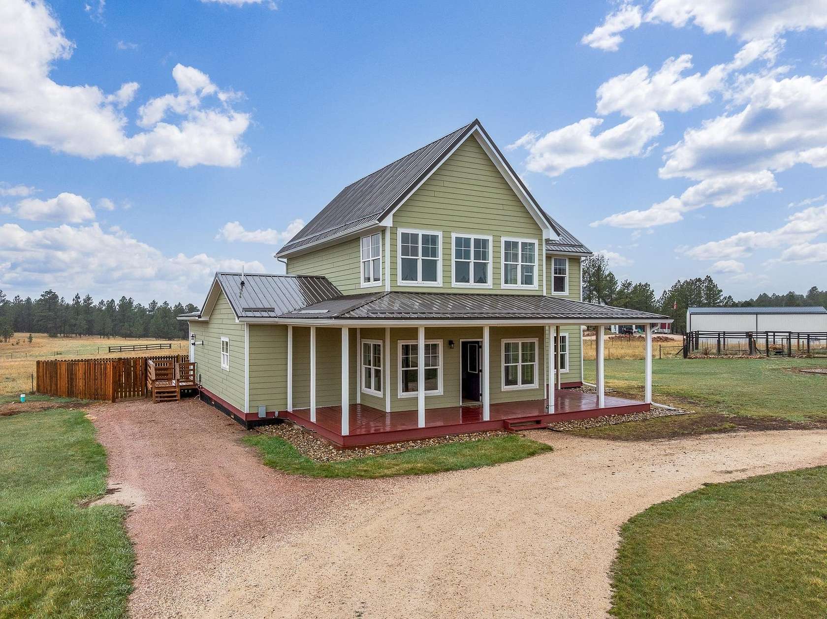 9.84 Acres of Land with Home for Sale in Hot Springs, South Dakota