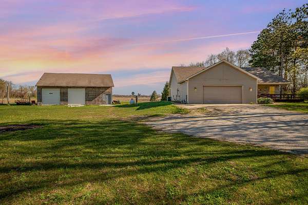 3 Acres of Residential Land with Home for Sale in Wheatfield, Indiana