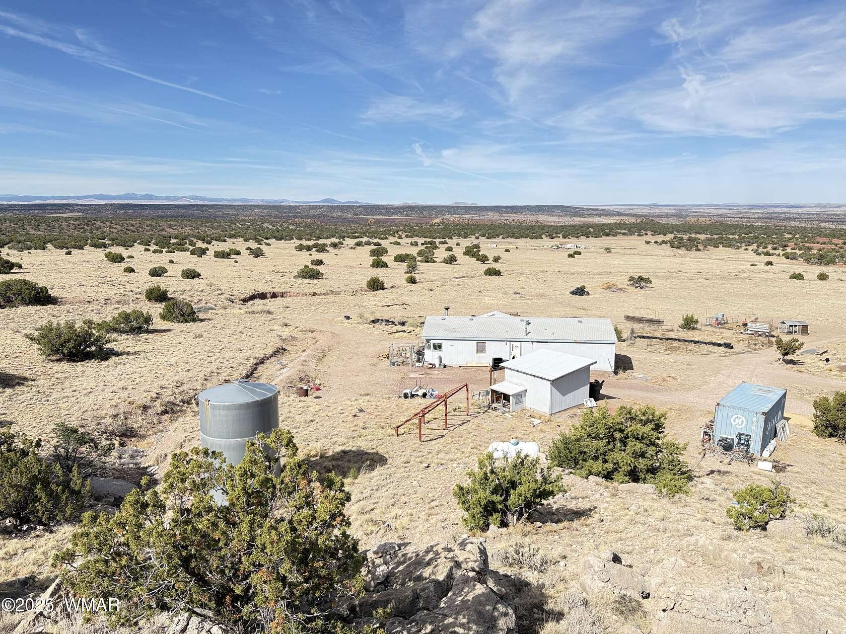 36.4 Acres of Land with Home for Sale in St. Johns, Arizona