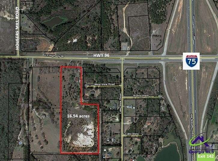 16.5 Acres of Improved Commercial Land for Sale in Fort Valley, Georgia