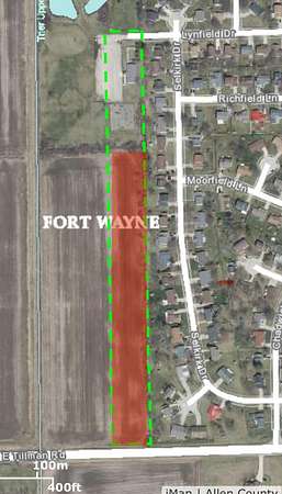5 Acres of Land for Sale in Fort Wayne, Indiana