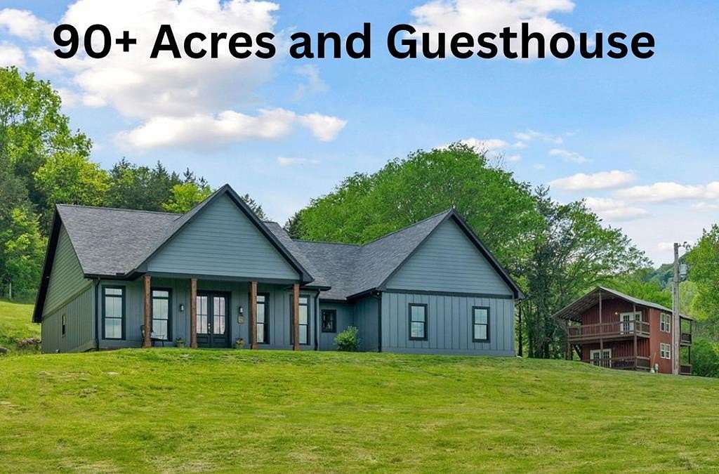 90 Acres of Agricultural Land with Home for Sale in Buffalo Valley, Tennessee