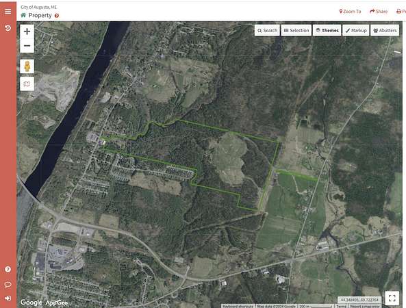 170 Acres of Recreational Land for Lease in Augusta, Maine