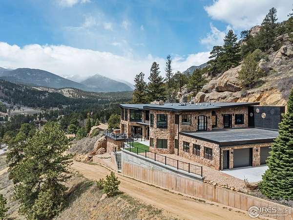 12 Acres of Land with Home for Sale in Estes Park, Colorado