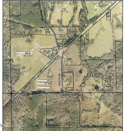 26.7 Acres of Land for Sale in Mendenhall, Mississippi