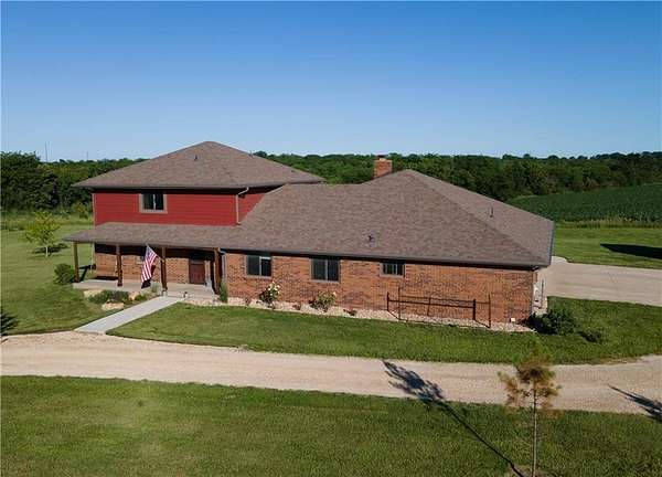 10 Acres of Residential Land with Home for Sale in Lecompton, Kansas