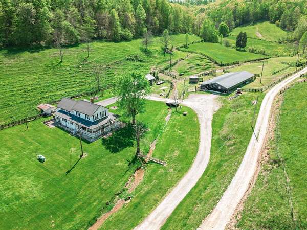 236 Acres of Land with Home for Sale in Louisa, Kentucky