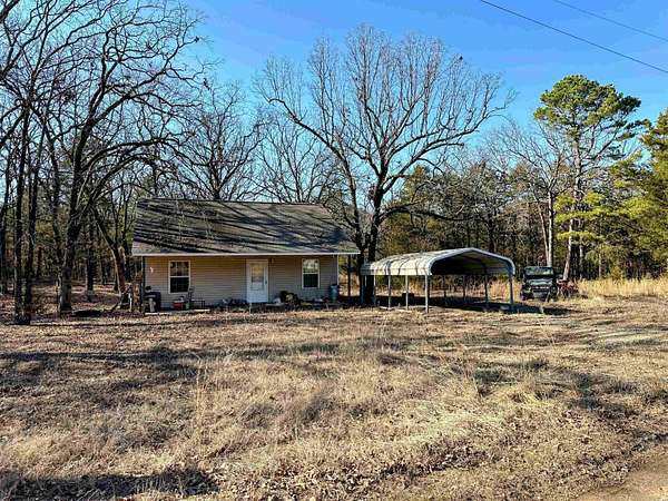 5 Acres of Residential Land with Home for Sale in Altus, Arkansas
