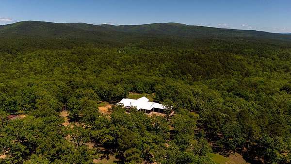 30 Acres of Recreational Land with Home for Sale in Talihina, Oklahoma