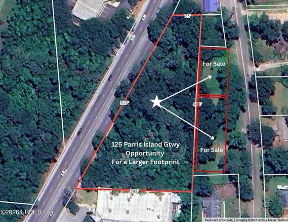 2 Acres of Commercial Land for Sale in Beaufort, South Carolina