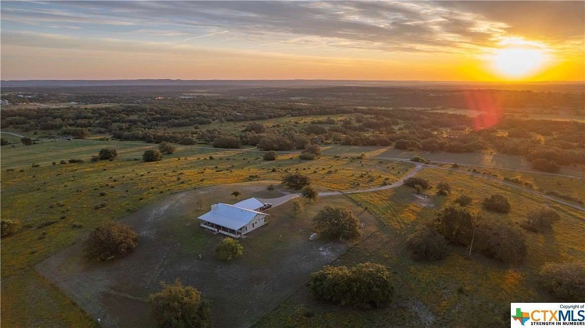 190 Acres of Land with Home for Sale in Hye, Texas
