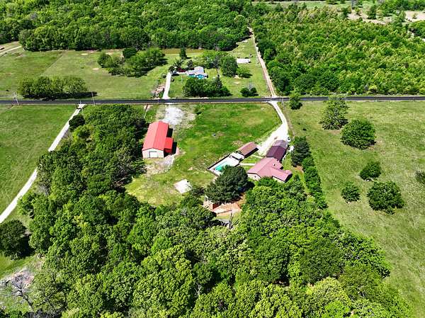 10 Acres of Land with Home for Sale in Rose, Oklahoma
