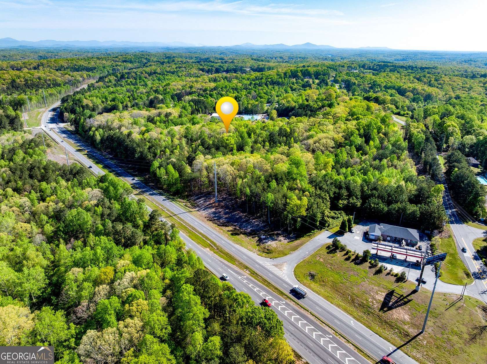 19.5 Acres of Commercial Land for Sale in Dawsonville, Georgia