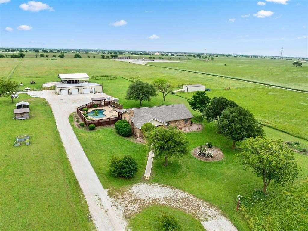 24.4 Acres of Agricultural Land with Home for Sale in Krum, Texas