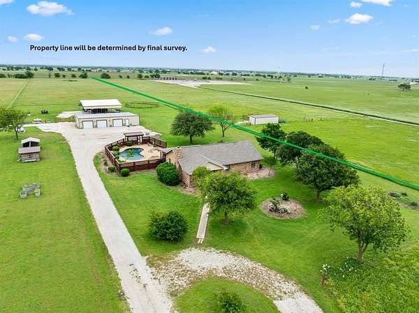 12 Acres of Land with Home for Sale in Krum, Texas